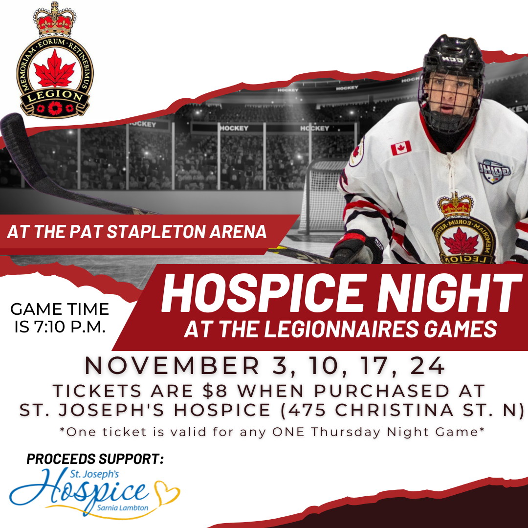 Hospice Night at the Legionnaires Game